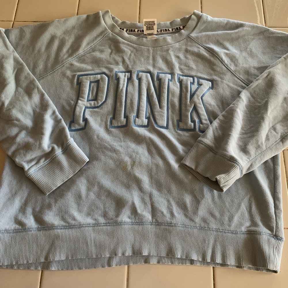 Victoria’s Secret PINK Blue Sweater Large